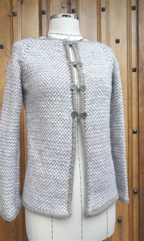 Chanel style cardigan knitting pattern